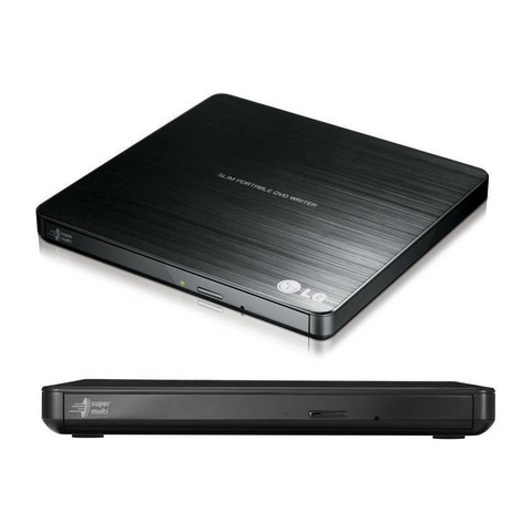 Lg Gp60nb50 8X Ultra Slim Portable External Usb Dvd Drive Burner - M Disc Silent Play Jamless
