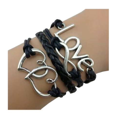 Love Heart Layered Bracelet As The Picture