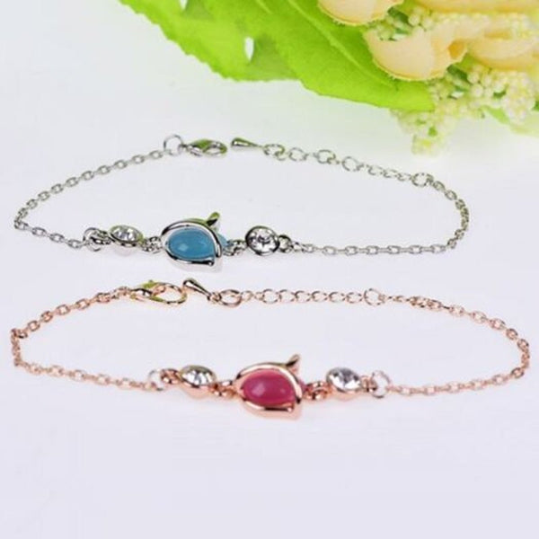 Ls 0022 Rose Jewelry Women Bracelet Silver