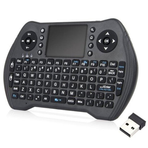 M10s 2.4Ghz Mini Wireless Keyboard For Android Smart Tv Box Pc Black