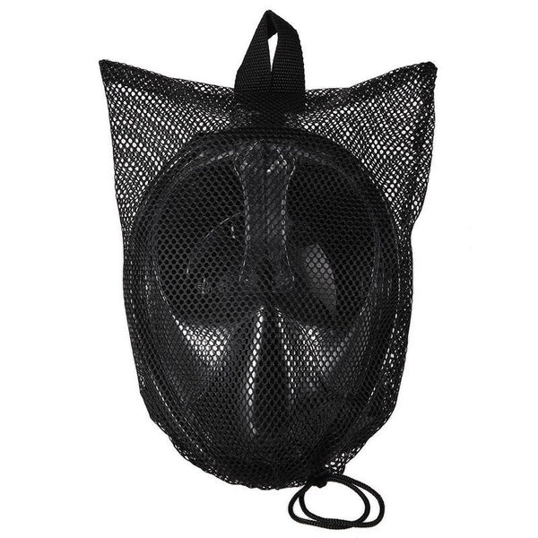 M6108 Full Face Snorkeling Mask Black