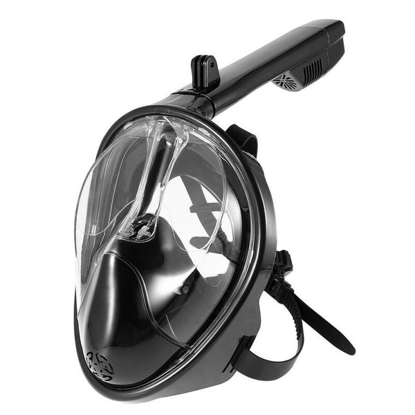 M6108 Full Face Snorkeling Mask Black