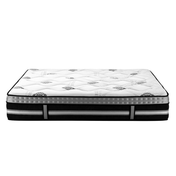 Giselle Bedding Galaxy Euro Top Cool Gel Pocket Spring Mattress 35Cm Thick Queen