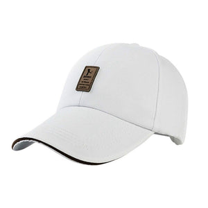 Spring Summer Unisex Baseball Hat Cap Snapback Adjustable White