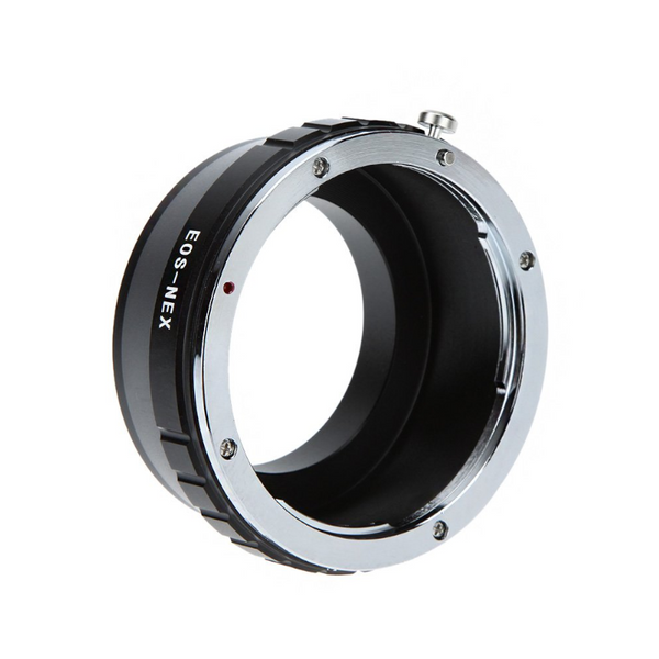Metal Lens Mount Adapter Ring For Canon Ef Eos To Sony Nex Nex3 Nex5 Camera