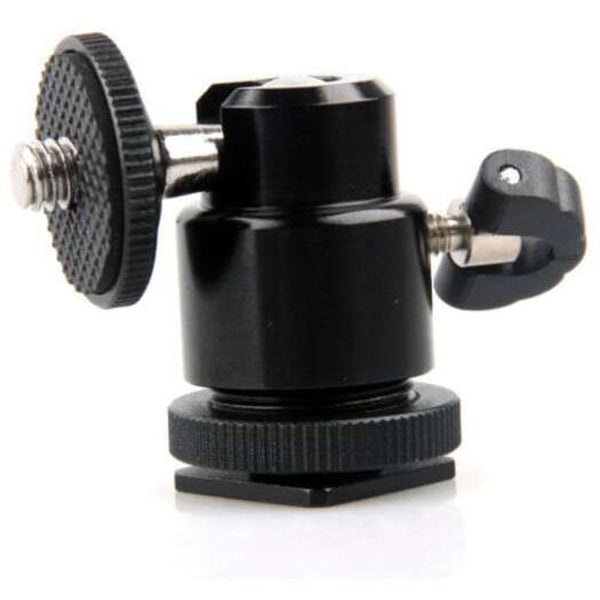 Mini 1 / 4 Screw Camera Tripod Stand 360 Degree Ballhead Camcorder Dslr Mount Black