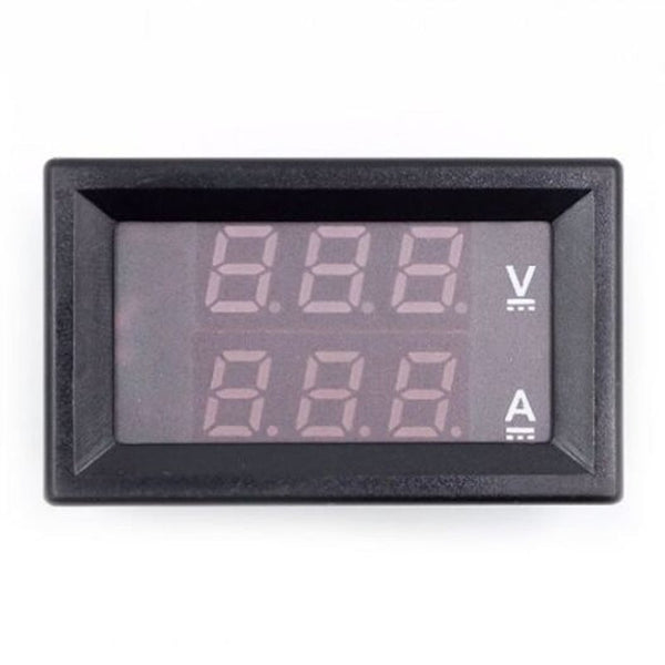 Mini Digital Voltmeter Ammeter Black