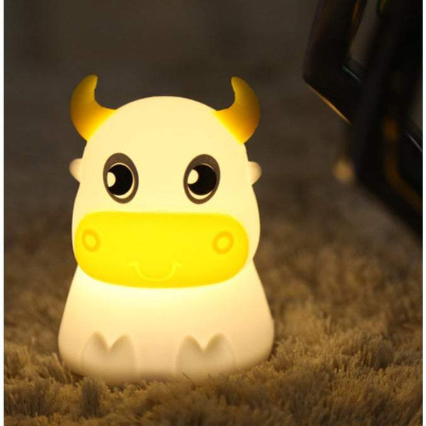 Lighting Mini Keyboard Colourful Silly Cow Silicone Night Remote Control Dull
