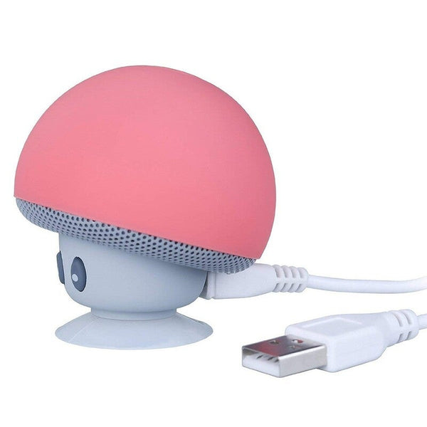 Mini Mushroom Bt V4.1 Speaker Cellphone Stand Red