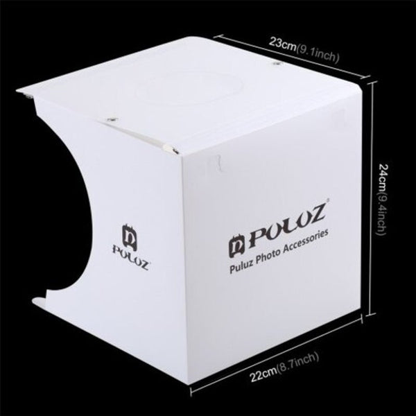 Mini Portable Six Colors Folding Lightbox Photography Studio Led Softbox White