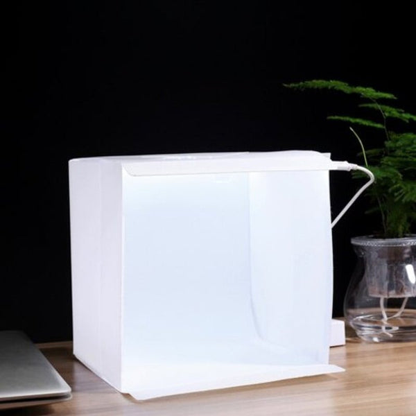 Mini Studio Portable Photo Box For Jewellery And Small Items White