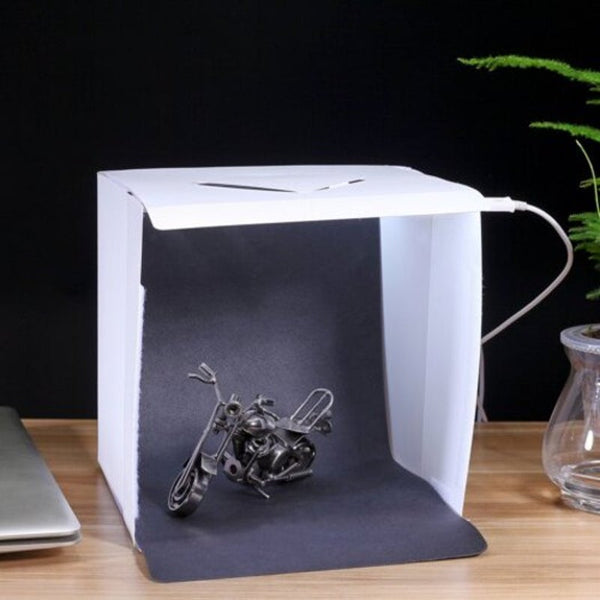 Mini Studio Portable Photo Box For Jewellery And Small Items White