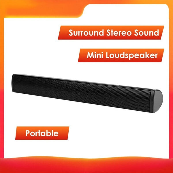 Mini Usb Lautsprecher Laptop Subwoofer Stereo Soundbar Loudspeaker For Noteook Pc Computer Tv Black