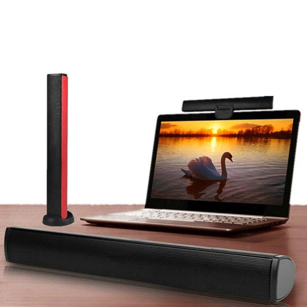 Mini Usb Lautsprecher Laptop Subwoofer Stereo Soundbar Loudspeaker For Noteook Pc Computer Tv Black