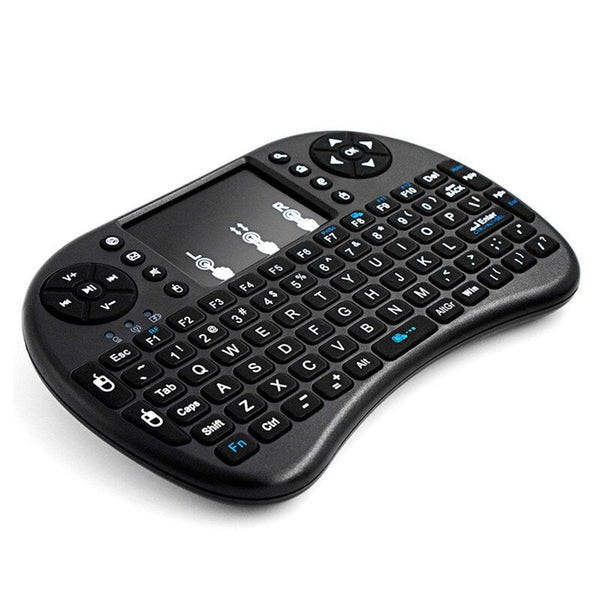 Mini Wireless Keyboard 2.4Ghz With Touchpad Mouse Handheld For Pc Android Tv Box Laptop Black