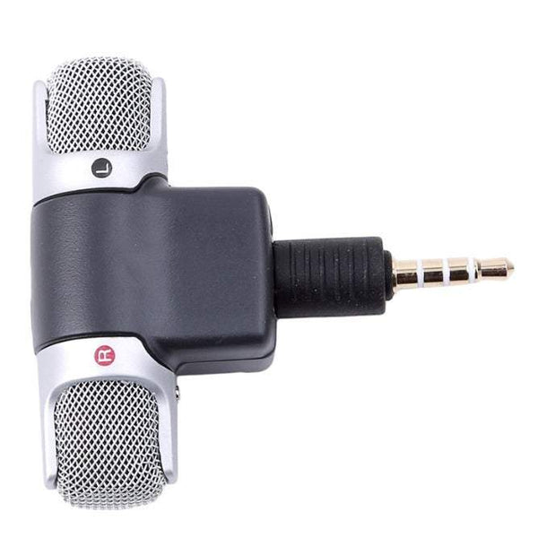 Microphones Mobile Phone Mini 3.5Mm Jack Stereo Condenser For Voice Recording Internet Chatting