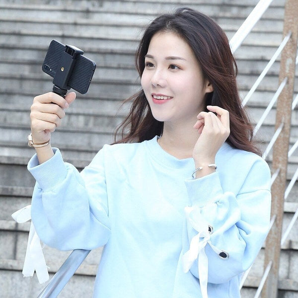 Mini Portable Folding Plastic Stand Tripod Phone Clamp Bracket Smartphones Holder Clip 02