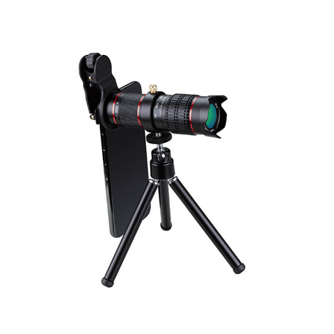 Mobile Phone Lens Universal Zoom 15X Monocular Telescope Magnifier