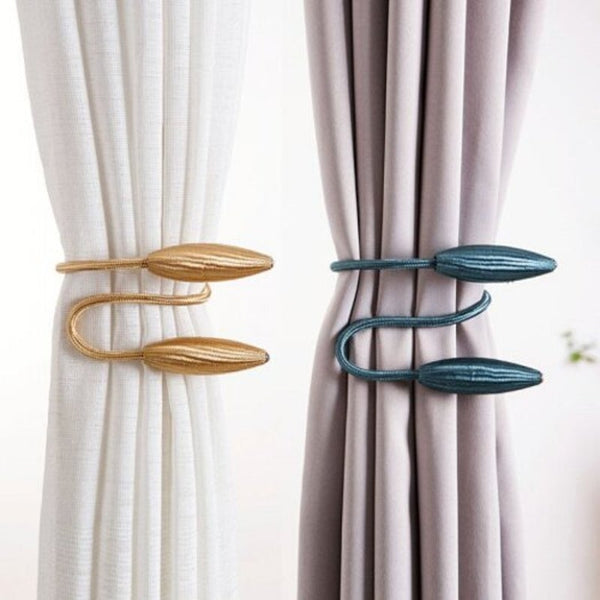 Modern Minimalist Curtain Rope Clip Bedroom Living Room Free Deformation Buckle Pink
