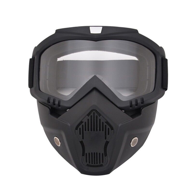 Modular Mask Detachable Goggles Transparent
