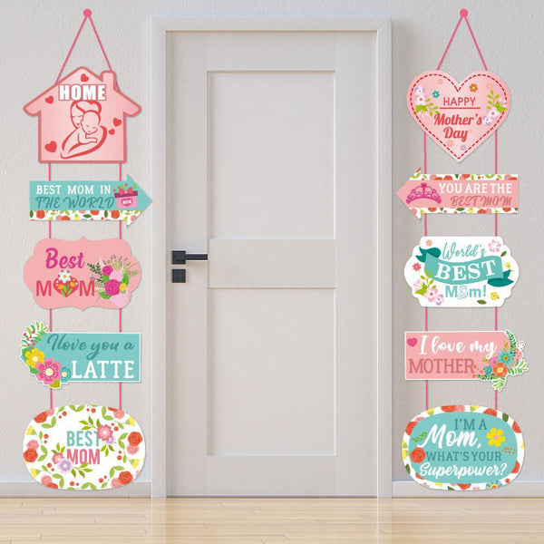 Mother's Day Door Hanging Couplet Mothers Ornament Decorate