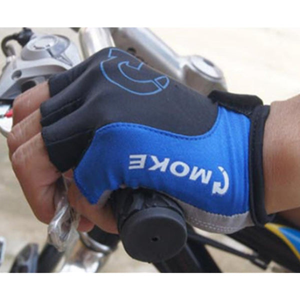 Cycling Gloves Half Finger Road Riding With Light Anti Slip Shock Absorbing