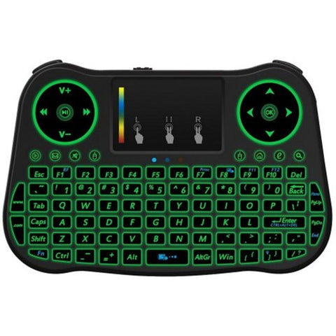 Mt08 2.4Ghz Wireless Membrane Air Mouse Keyboard Green
