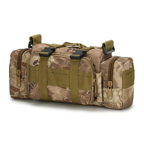 Multi Functional Camouflage Tactic Waist Bag Crossbody Pack Pouch Shoulder Belt Range Outdoor Sports Hiking Cycling Fishing 10
