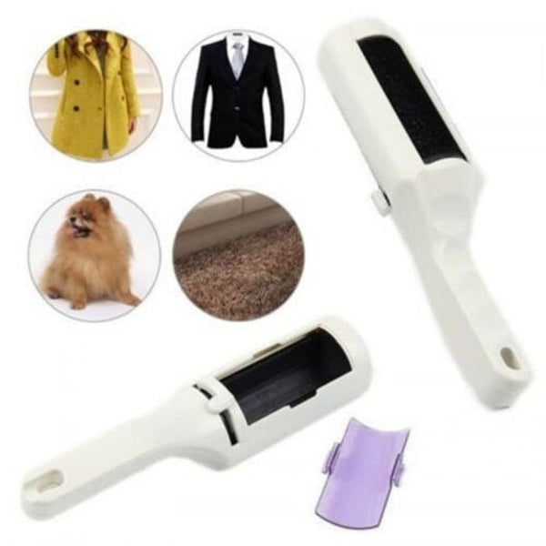 Multi Functional Electrostatic Dust Brush Clothing Pet Sheetstick Sticky Removes White