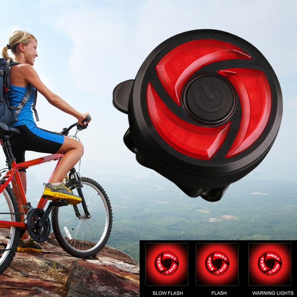 Usb Charging Led Flash Tail Light For Mountain Bike - Red