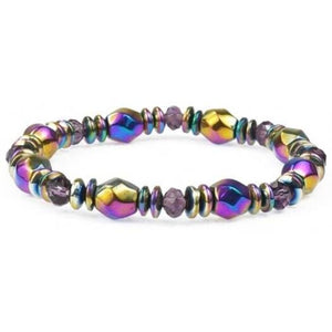 Multicolor Magnetic Beads Hematite Stone For Therapy Health Care Men A