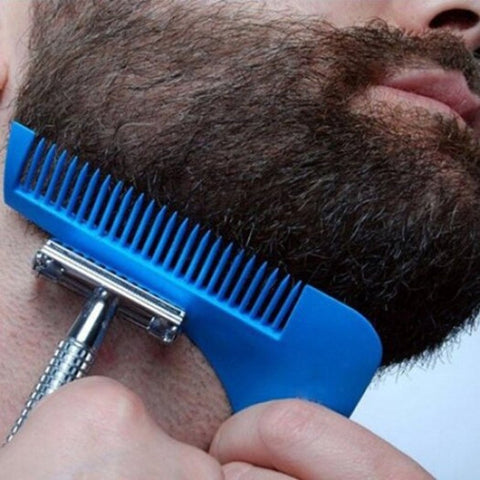 Multifunctional Beard Shaping Tool Comb Sky Blue Pack Of 1