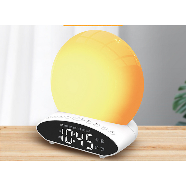 Multifunctional Alarm Clock Sunrise Sunset Projector Night Light