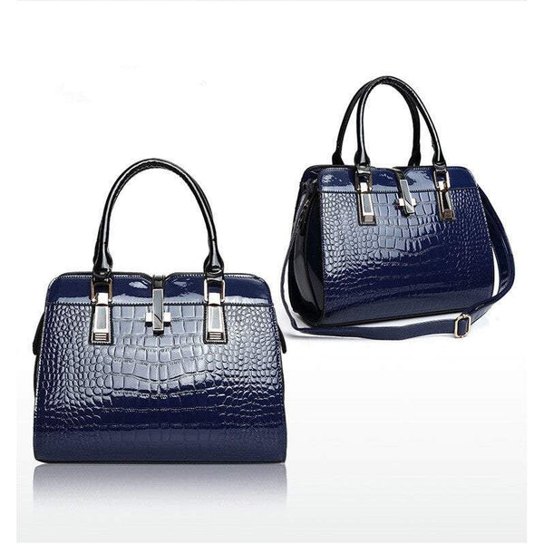 Handbags Totes Style Ladies Pu Leather Shoulder Bag Portable Crossbody Navy