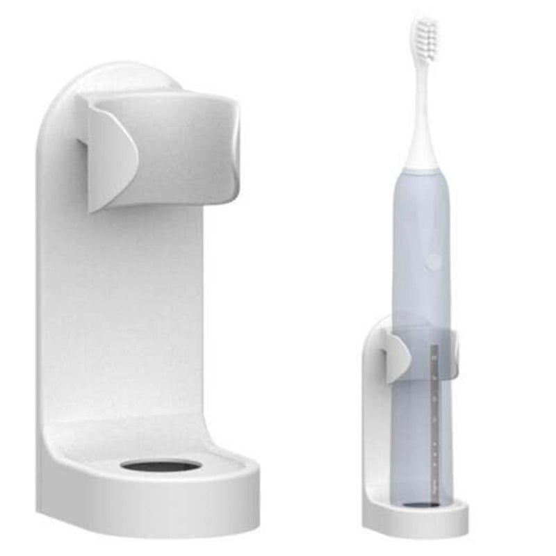 Upgraded Universal Electric Toothbrush Holder With Sticker Removable Wall Mount 1 Pack