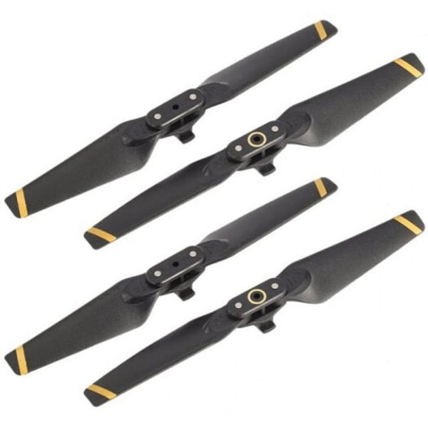 Noise Reduction Collapsible Cw And Ccw Propeller Applicable To Dji Spark Black Eel