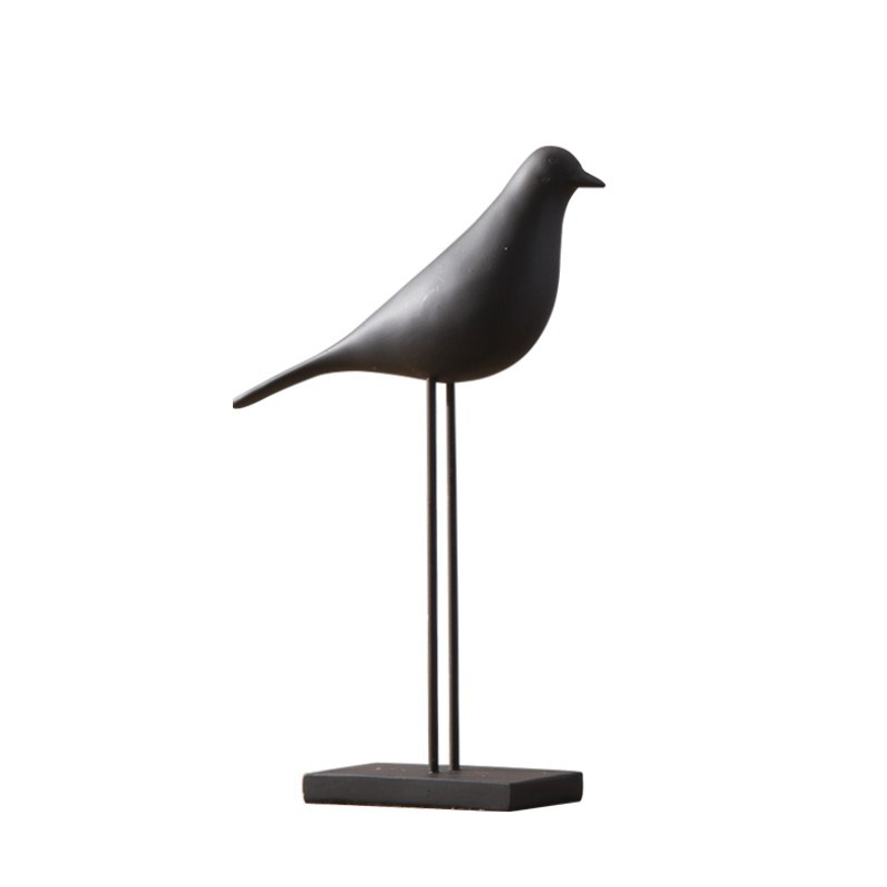 Nordic Resin Bird Sculptures Home Decor