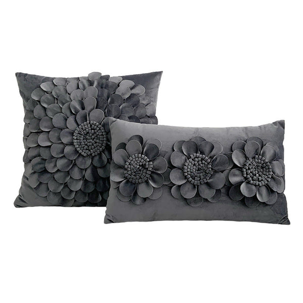 French Entry Lux Heavy Industry 3D Solid Color Pillowcase