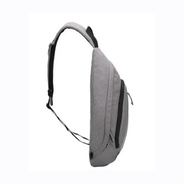 One Strap Backpack For Men Sling Crossbody Shoulder Bag Single Light Gray