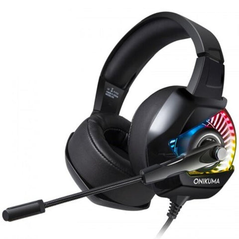 K6 Game Headset Stereo Headband Headphone Black