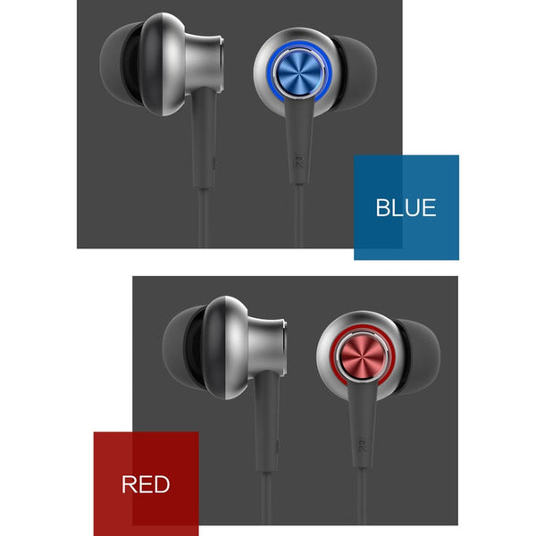 Original Rock Y5 Stereo 3.5Mm In Ear Earphone Hifi Bass Headset Earbuds Handsfree With Microphone For Samsung Htc Xiaomi Smartphones Blue