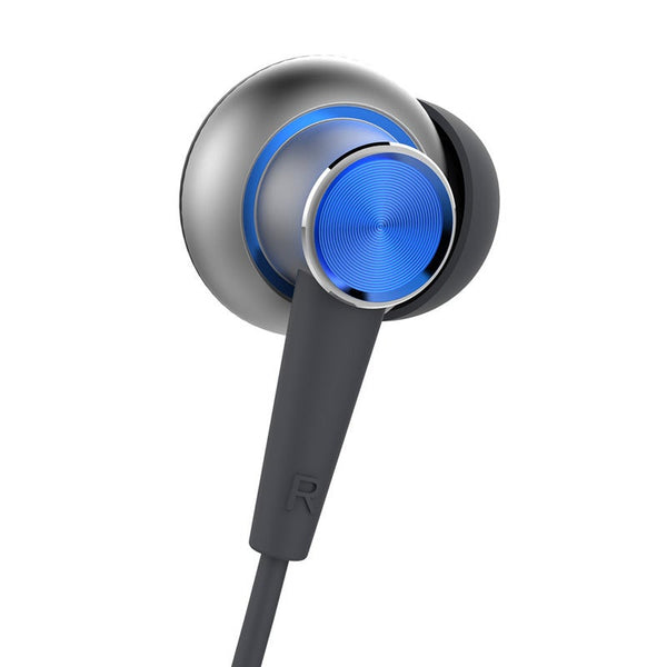 Original Rock Y5 Stereo 3.5Mm In Ear Earphone Hifi Bass Headset Earbuds Handsfree With Microphone For Samsung Htc Xiaomi Smartphones Blue
