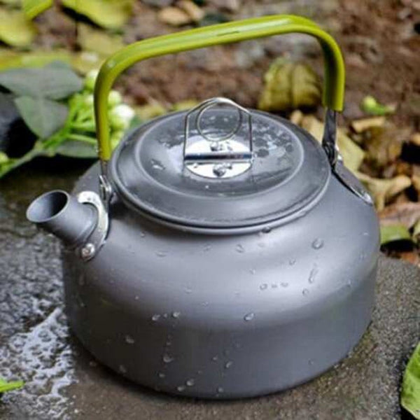 Outdoor Portable Teapot Kettle 0.8L Battleship Gray