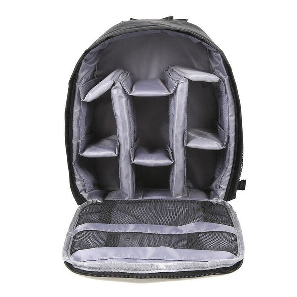 Waterproof Outdoor Photography Protective Box Slr Camera Storage Bag Backpack Gray