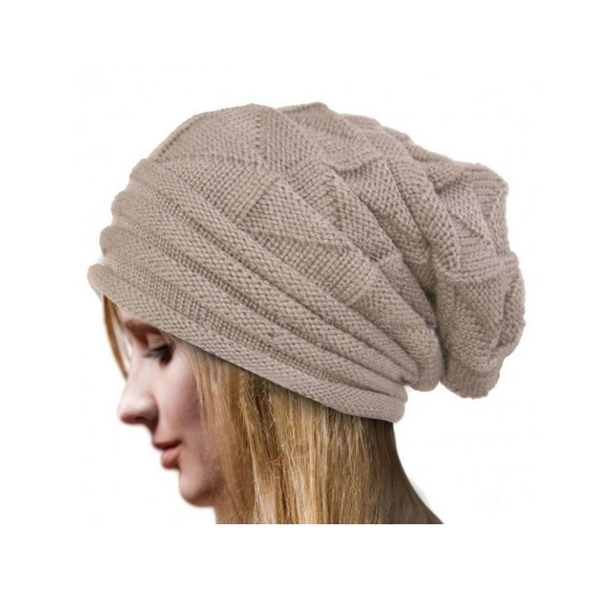 Women Winter Crochet Hat Wool Knit Beanie Warm Caps