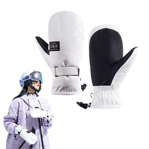 Pair Of Adult Winter Ski Mittens Snow Gloves Water-Resistant