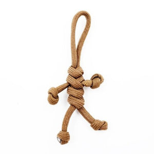 Paracord Keychain Novelty Handmade 550 Parachute Cord For Scooters Cars Holder Number 12 Brown