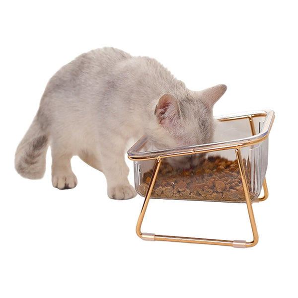 Pet Elevated Feeder Bowl Raised Stand Dog Cat Food Water