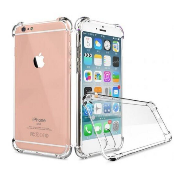 Phone Cases Covers Crystal Clear Shockproof Ultra Thin Tpu For Iphone 6 / 6S Transparent