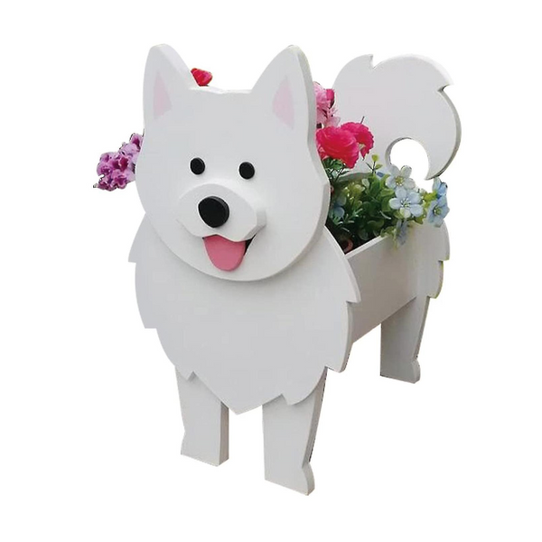 Planter Animal Shaped Dog Pvc Garden Decoration Flower Pot